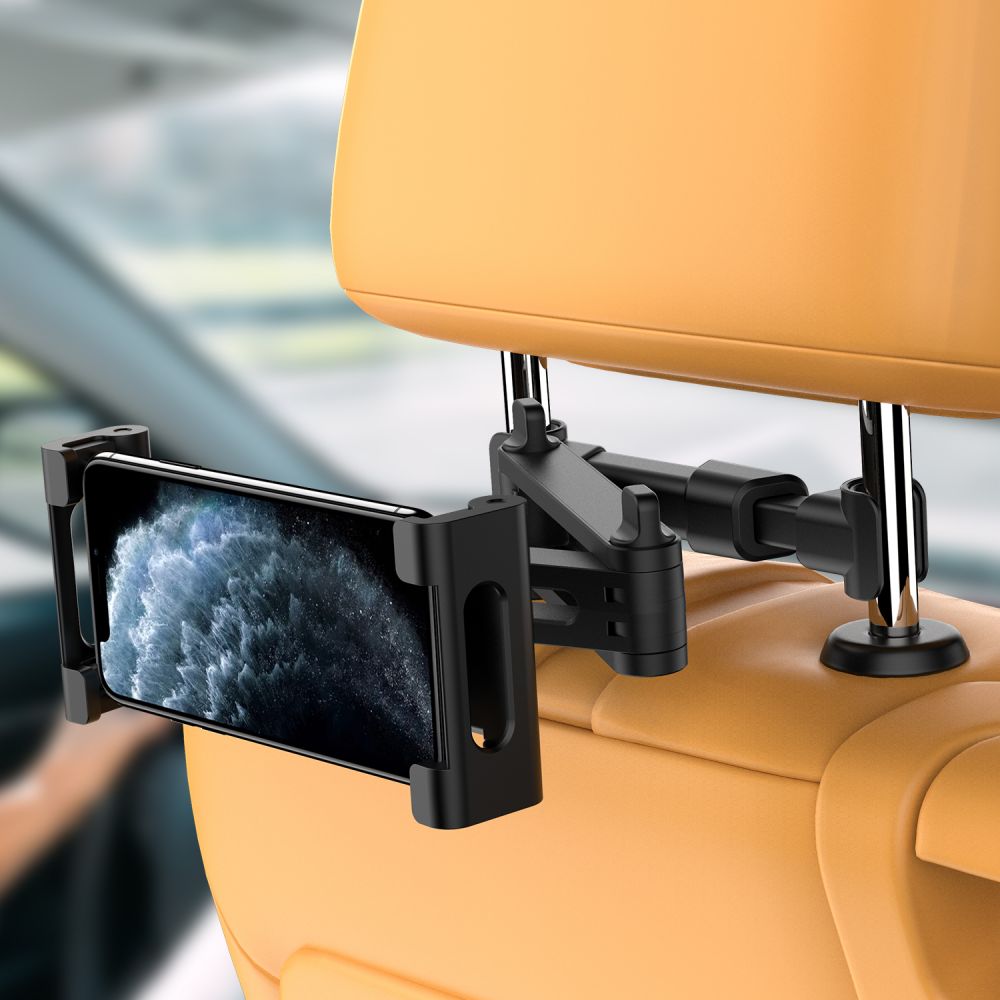 DRŽIAK MOBILU / TABLETU TECH-PROTECT STRETCHABLE HEADREST CAR MOUNT BLACK
