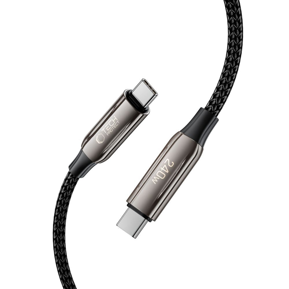 TECH-PROTECT UB10T ULTRABOOST TYPE-C CABLE PD240W/QC4.0 200CM BLACK