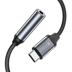 KABEL TECH-PROTECT ULTRABOOST ADAPTER TYPE-C NA MINI JACK 3.5MM CRNI