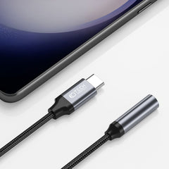KABEL TECH-PROTECT ULTRABOOST ADAPTER TYPE-C NA MINI JACK 3.5MM CRNI