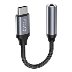 KABEL TECH-PROTECT ULTRABOOST ADAPTER TYPE-C NA MINI JACK 3.5MM CRNI