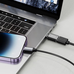 ADAPTÉR  TECH-PROTECT ULTRABOOST ADAPTER TYPE-C TO USB OTG BLACK