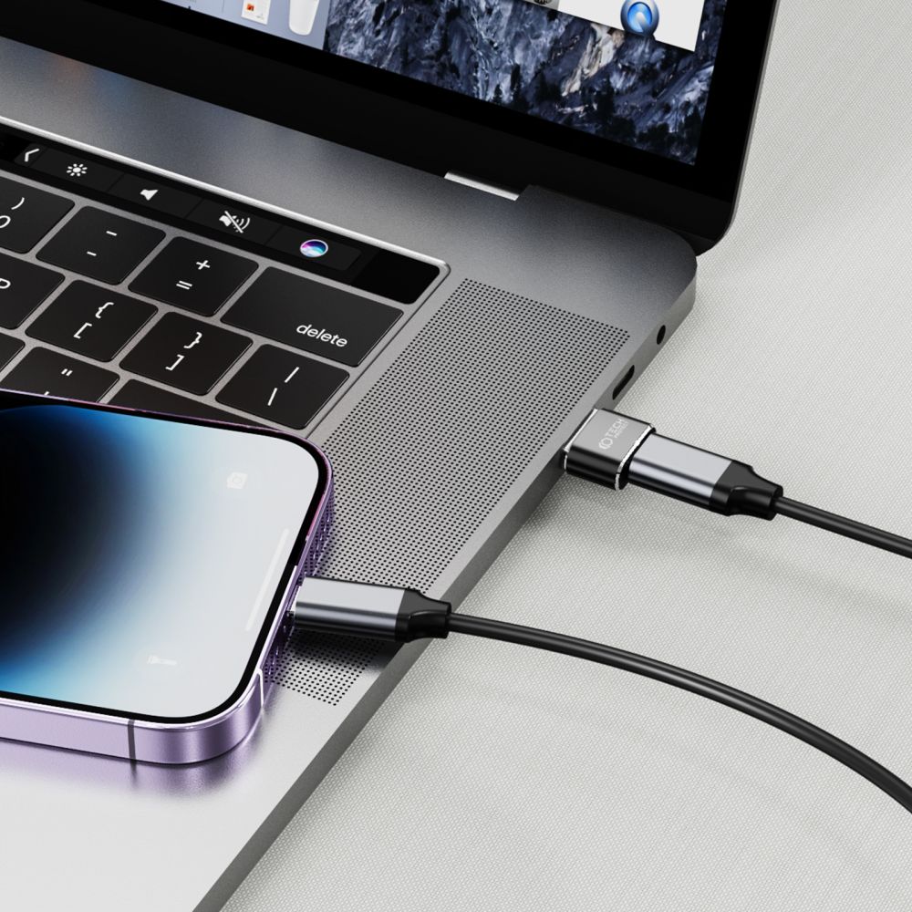ADAPTÉR  TECH-PROTECT ULTRABOOST ADAPTER USB TO TYPE-C BLACK