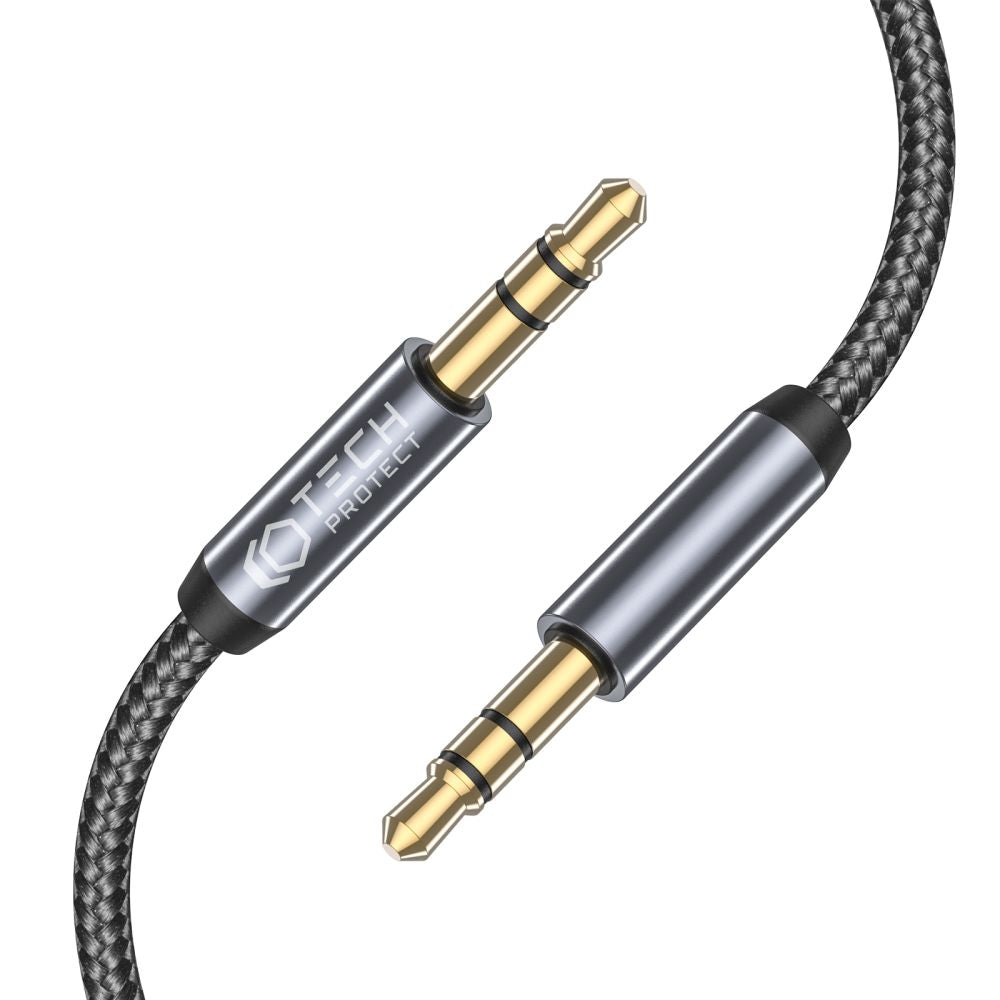 KABEL TECH-PROTECT ULTRABOOST AUX MINI JACK 3.5MM KABEL 150CM CRNI