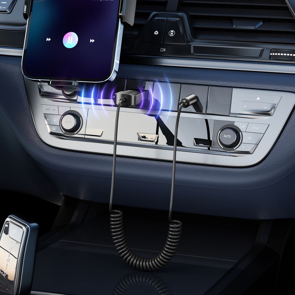 ADAPTÉR TECH-PROTECT ULTRABOOST BLUETOOTH AUX AUDIO ADAPTER CABLE GREY