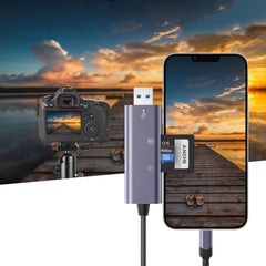 ČITAČKA PAMÄŤOVÝCH KARIET TECH-PROTECT ULTRABOOST CARD READER SD & MICRO SD LIGHTNING & USB GREY