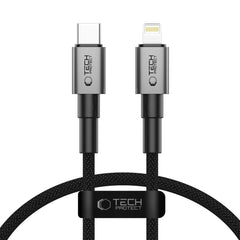 TECH-PROTECT ULTRABOOST DNA LIGHTNING KABEL PD27W/3A 25CM GRAFITNO SIVA 