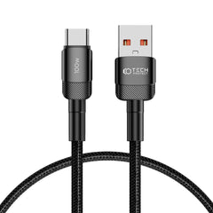 KABEL TECH-PROTECT ULTRABOOST EVO TYPE-C  100W/5A 25CM CRNA
