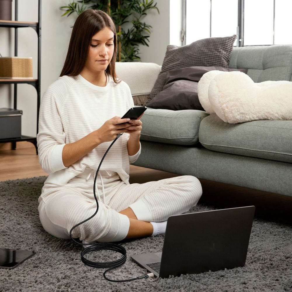 KABEL TECH-PROTECT ULTRABOOST EVO TYPE-C  PD100W/5A 200CM TITAN