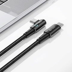 KABEL TECH-PROTECT ULTRABOOST ”L” TYPE-C  60W/6A 200CM SIVA