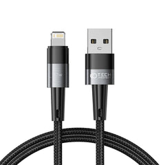 KABEL TECH-PROTECT ULTRABOOST LIGHTNING  12W/2.4A 100CM SIVA