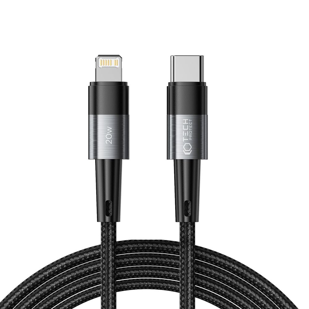KABEL TECH-PROTECT ULTRABOOST LIGHTNING  PD20W/3A 200CM SIVA