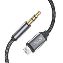KABEL TECH-PROTECT ULTRABOOST LIGHTNING TO AUX MINI JACK 3.5MM KABEL 100CM CRNI