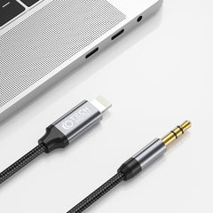 KABEL TECH-PROTECT ULTRABOOST LIGHTNING TO AUX MINI JACK 3.5MM KABEL 100CM CRNI