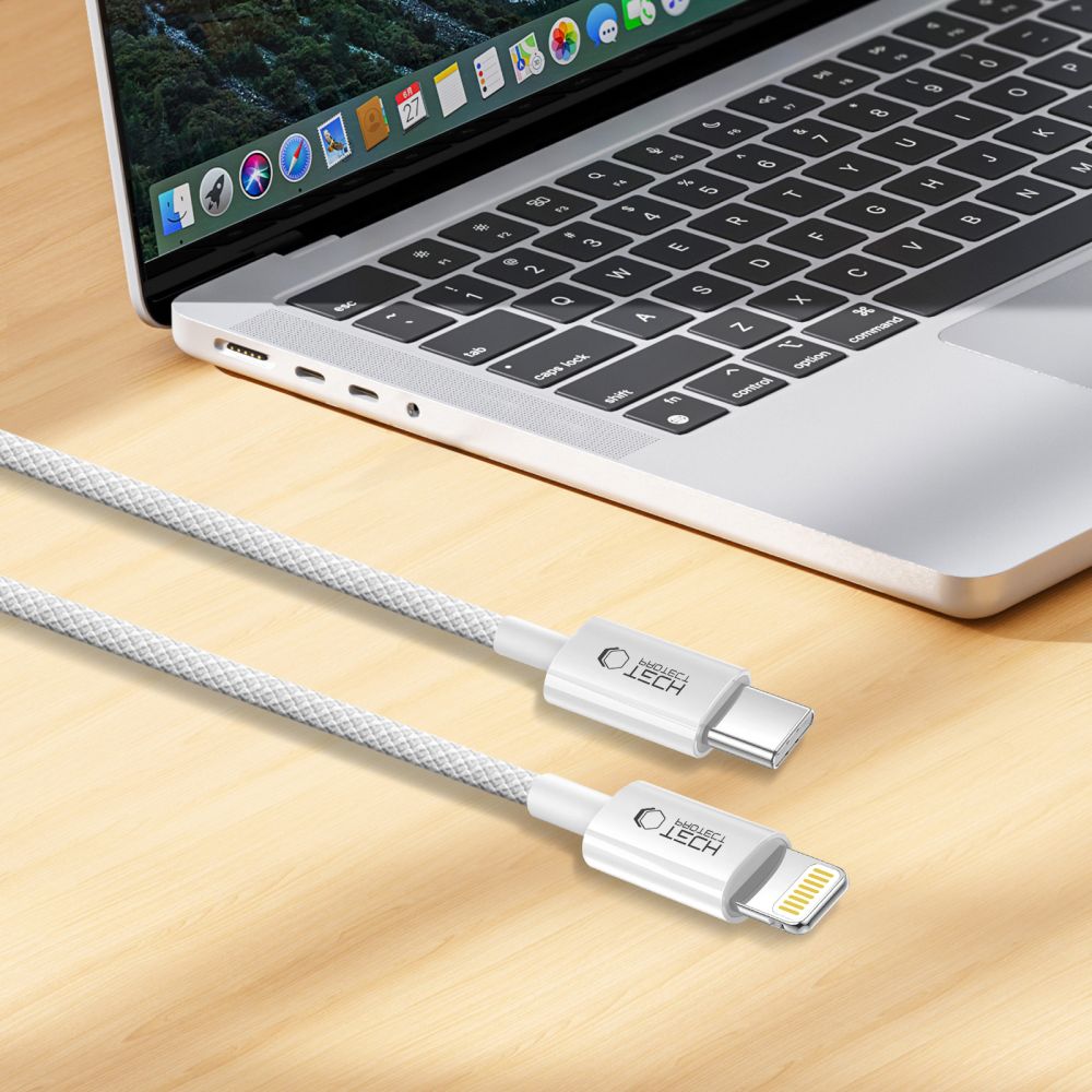 TECH-PROTECT ULTRABOOST LITE KABEL PD27W/3A 100CM COOL SIVA 