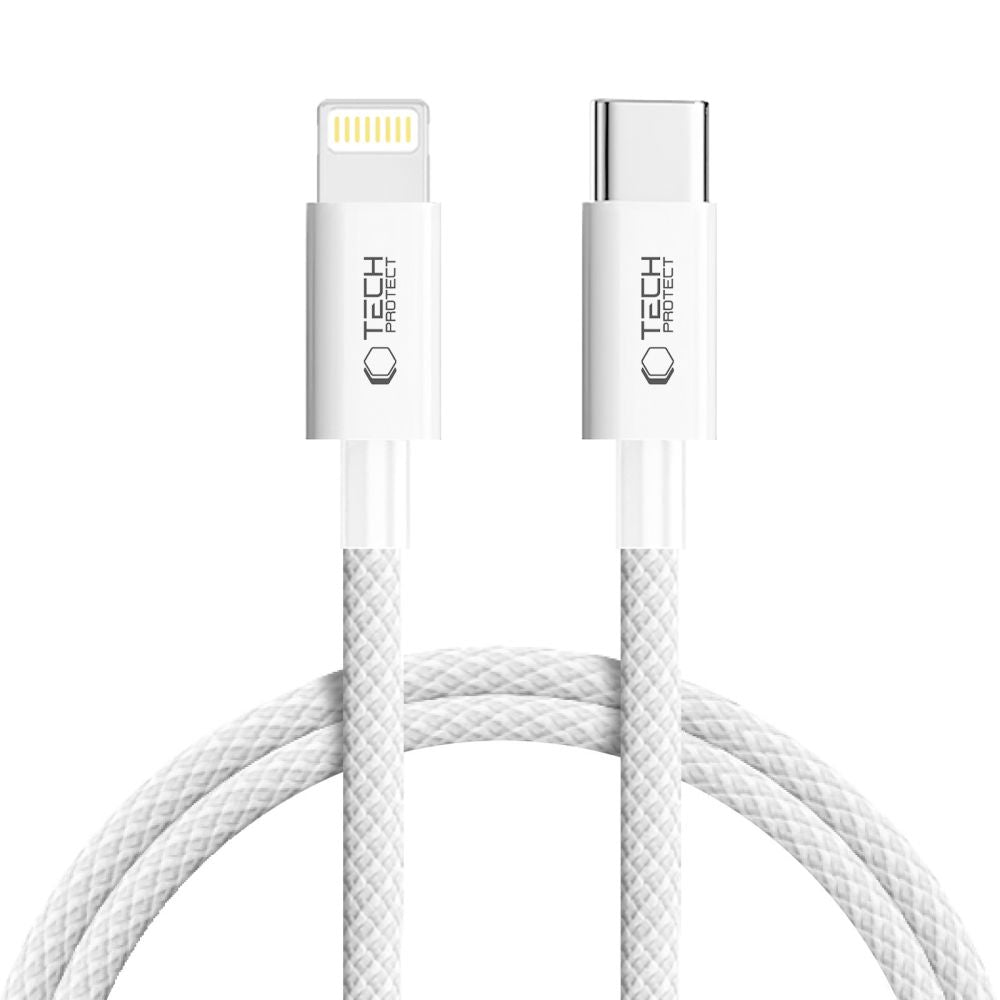 TECH-PROTECT ULTRABOOST LITE KABEL PD27W/3A 100CM COOL SIVA 