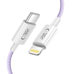TECH-PROTECT ULTRABOOST LITE LIGHTNING KABEL PD27W/3A 100CM MAUVE