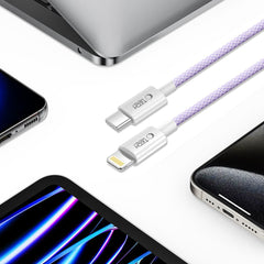 TECH-PROTECT ULTRABOOST LITE LIGHTNING KABEL PD27W/3A 100CM MAUVE
