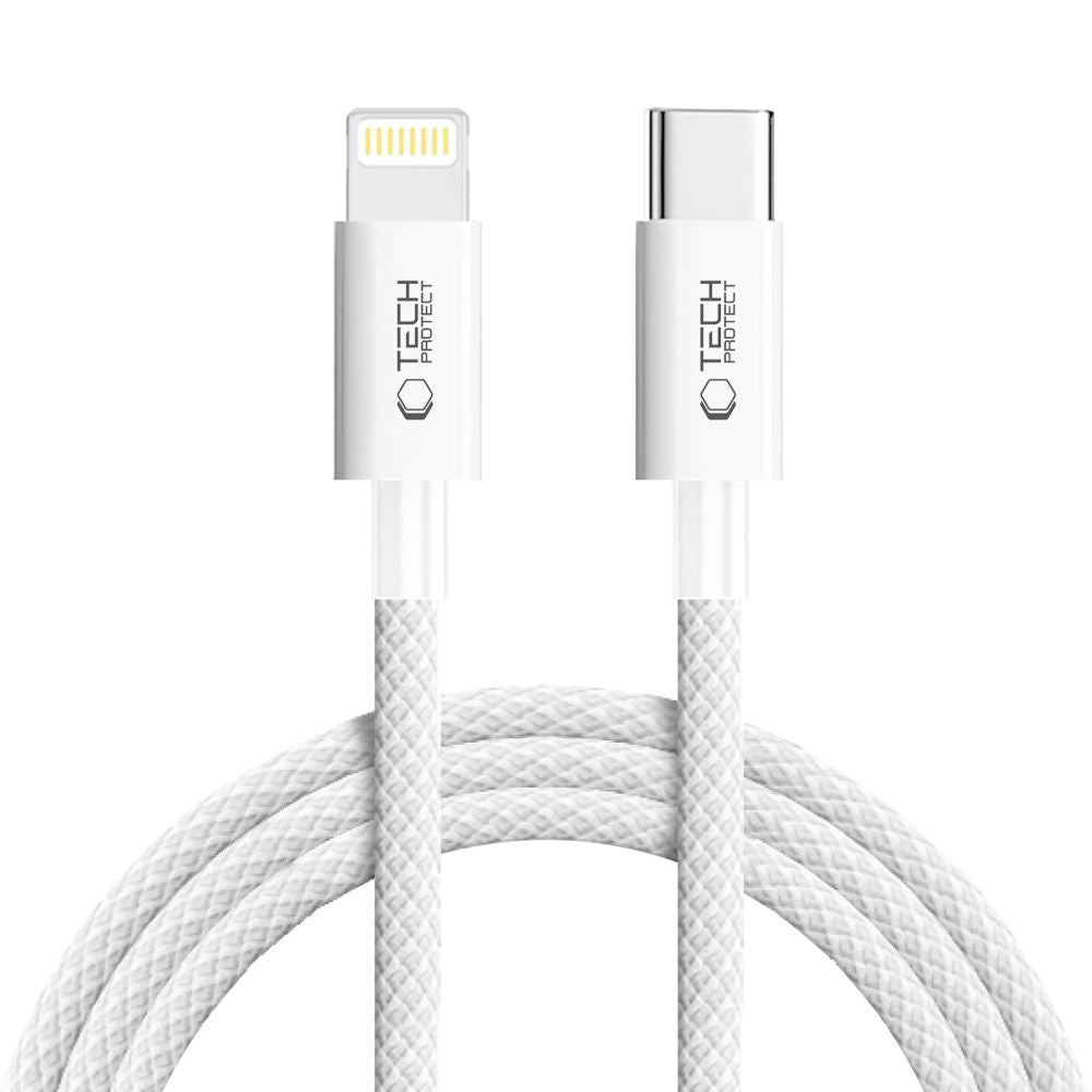 TECH-PROTECT ULTRABOOST LITE LIGHTNING KABEL PD27W/3A 200CM COOL SIVA