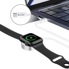 NABÍJAČKA NA  APPLE WATCH TECH-PROTECT ULTRABOOST MAGNETIC CHARGING TYPE-C CABLE 120CM APPLE WATCH WHITE