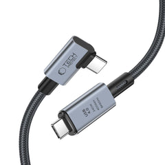 KABEL TECH-PROTECT ULTRABOOST MAX ”L” USB 4.0 8K 40GBPS TYPE-C  PD240W 150CM SIVA