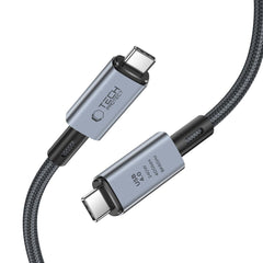 KÁBEL TECH-PROTECT ULTRABOOST MAX USB 4.0 8K 40GBPS TYPE-C CABLE PD240W 100CM GREY