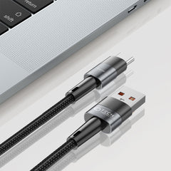 KABEL TECH-PROTECT ULTRABOOST TYPE-C  66W/6A 100CM SIVA