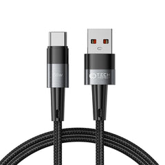 KABEL TECH-PROTECT ULTRABOOST TYPE-C  66W/6A 100CM SIVA