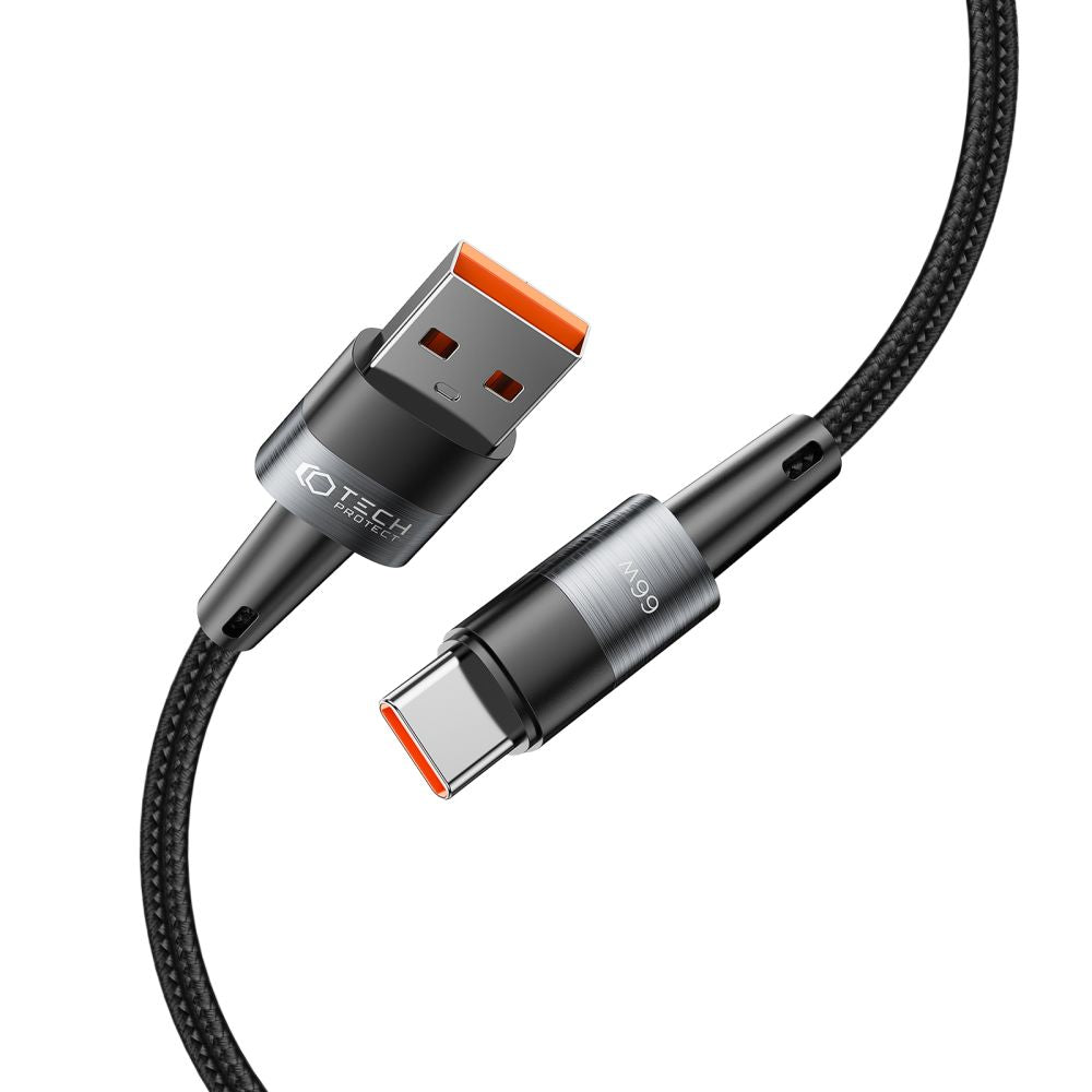 KABEL TECH-PROTECT ULTRABOOST TYPE-C  66W/6A 200CM SIVA