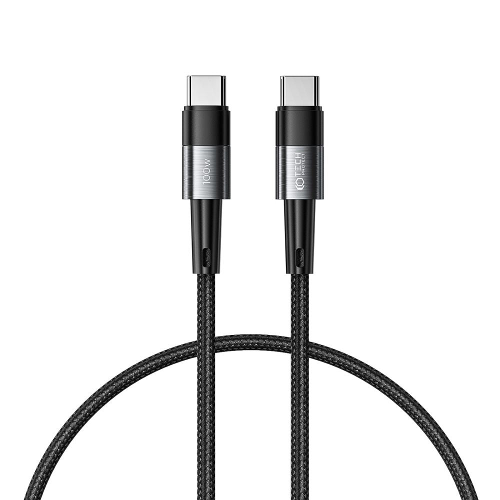 TECH-PROTECT ULTRABOOST TYPE-C KABEL PD100W/5A 25CM SIVA