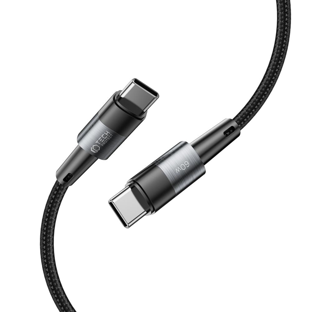 KABEL TECH-PROTECT ULTRABOOST TYPE-C  PD60W/3A 25CM SIVA