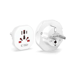 TECH-PROTECT UNIVERZALNI PUTNI ADAPTER IZ EU BIJELI