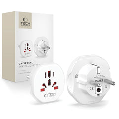 TECH-PROTECT UNIVERZALNI PUTNI ADAPTER IZ EU BIJELI