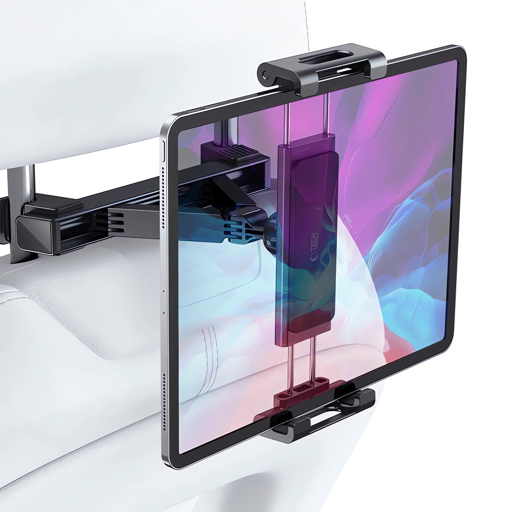 DRŽIAK TELEFÓNU DO AUTA TECH-PROTECT V3 HEADREST CAR MOUNT BLACK
