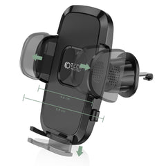 DRŽIAK MOBILU DO AUTA TECH-PROTECT V3 UNIVERSAL VENT CAR MOUNT BLACK