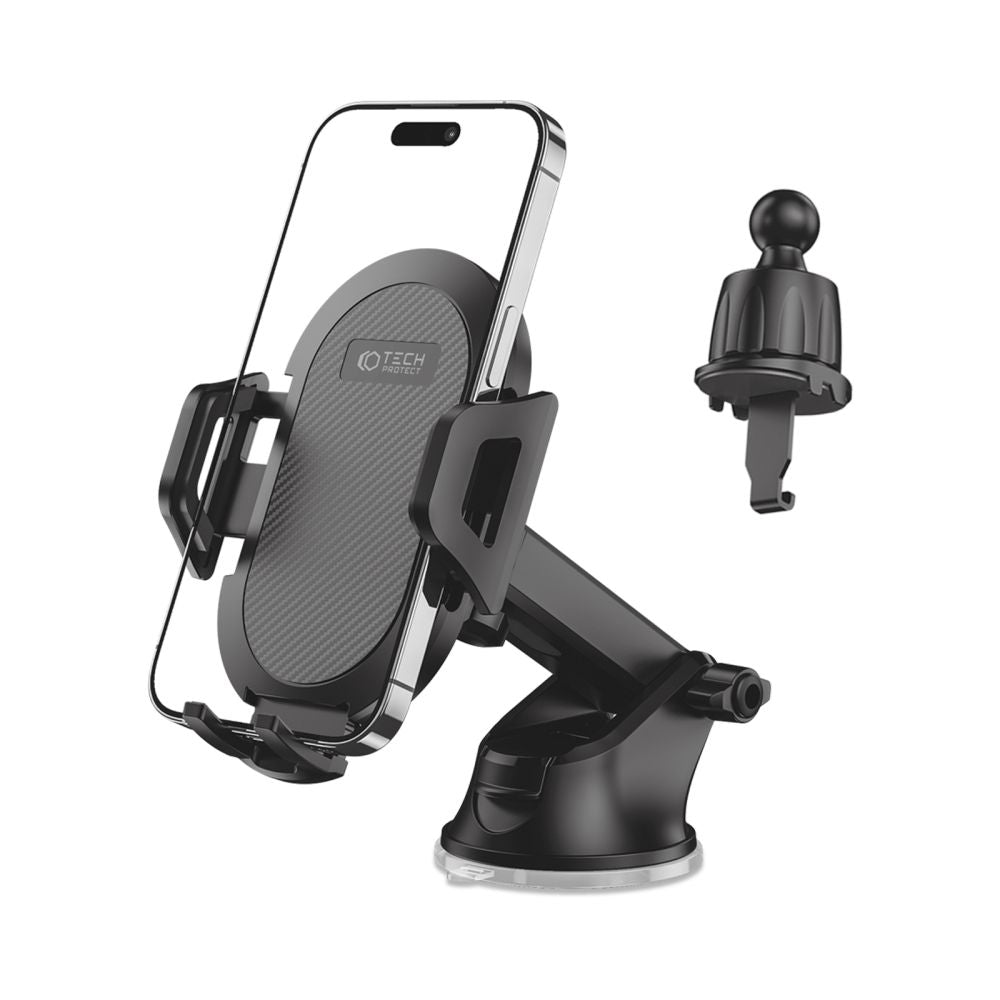 TECH-PROTECT V5 UNIVERSAL DASHBOARD &amp; VENT CAR MOUNT BLACK