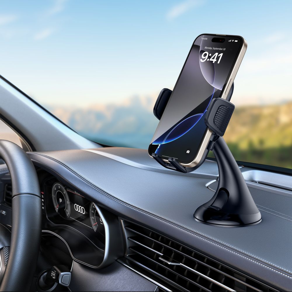DRŽIAK TELEFÓNU DO AUTA TECH-PROTECT V8 UNIVERSAL DASHBOARD & VENT CAR MOUNT BLACK