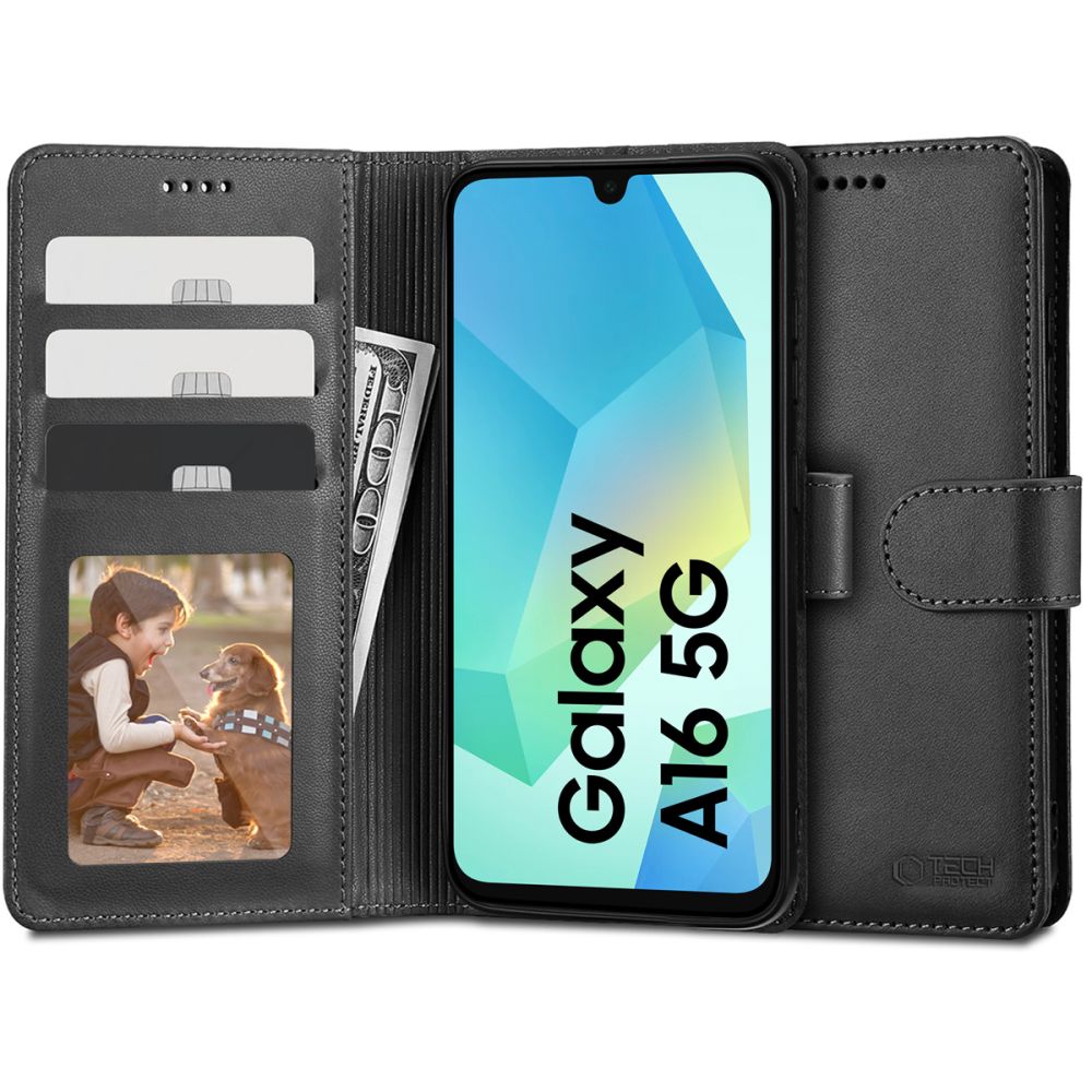  TECH-PROTECT WALLET GALAXY A16 4G / 5G CRNA