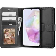 KNIŽNI  TECH-PROTECT WALLET GALAXY A35 5G CRNA
