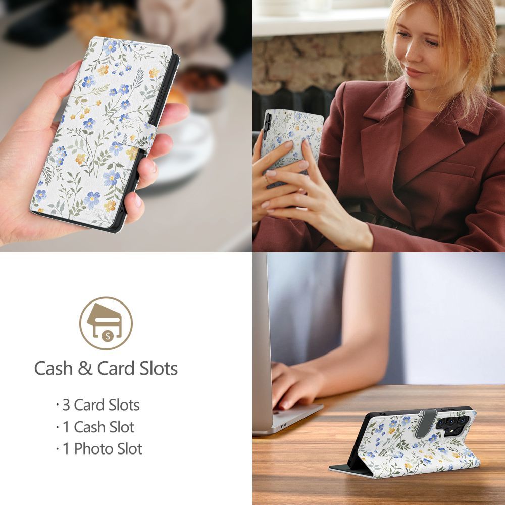 KRYT TECH-PROTECT WALLET GALAXY A56 5G SPRING FLOWERS