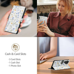 KRYT TECH-PROTECT WALLET GALAXY A56 5G SPRING FLOWERS