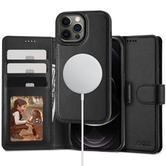 KNIŽNI  TECH-PROTECT WALLET MAGSAFE IPHONE 12 / 12 PRO CRNA
