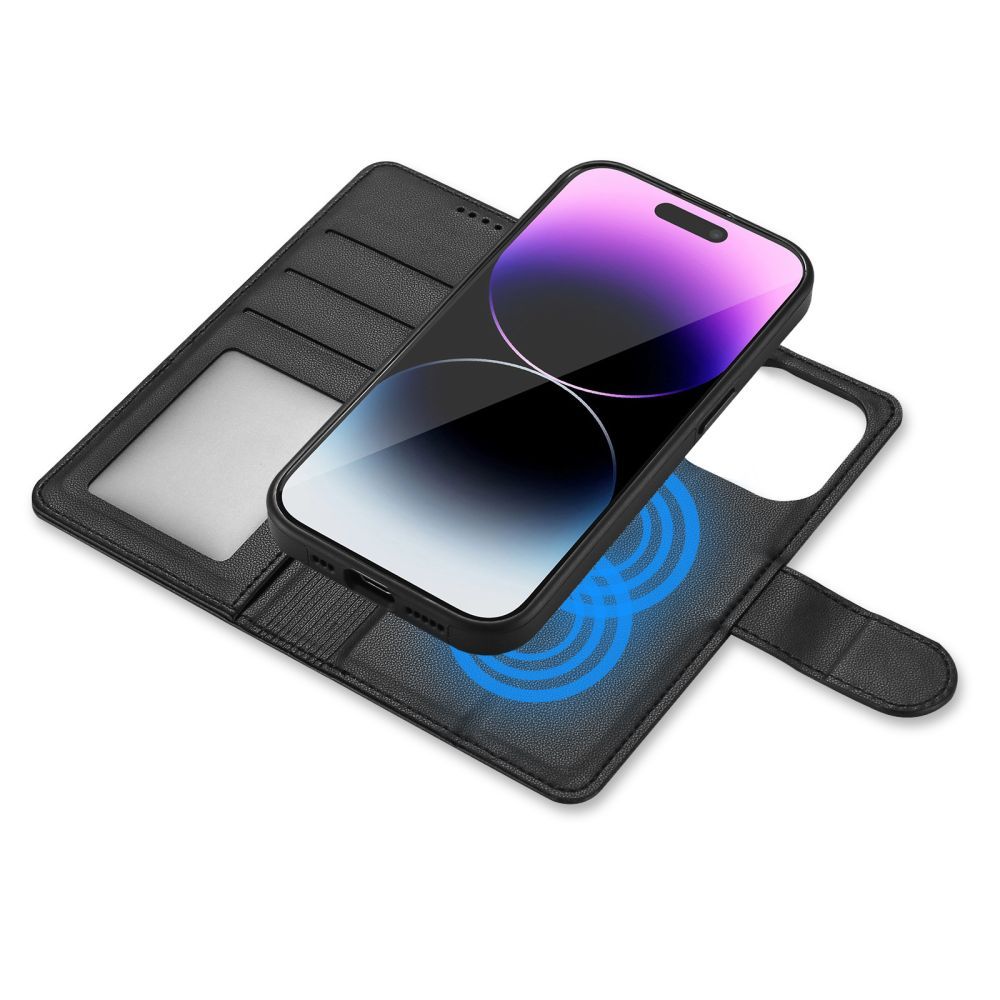 KNIŽKOVÝ KRYT TECH-PROTECT WALLET MAGSAFE IPHONE 15 PRO MAX BLACK