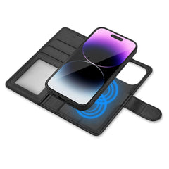 KNIŽKOVÝ KRYT TECH-PROTECT WALLET MAGSAFE IPHONE 15 PRO MAX BLACK