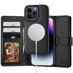 KNIŽKOVÝ KRYT TECH-PROTECT WALLET MAGSAFE IPHONE 15 PRO MAX BLACK