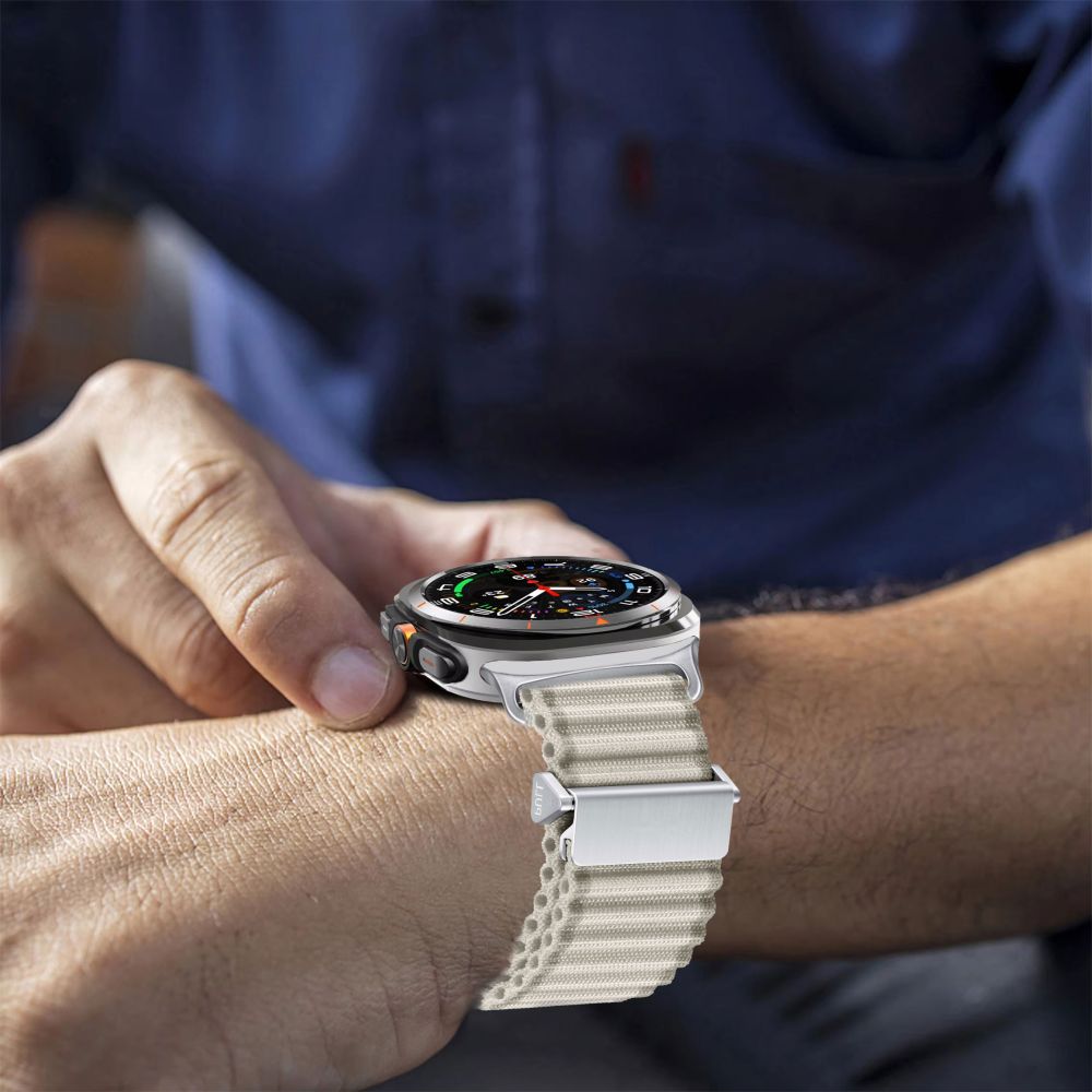 REMENIČ TEHNO-ŠTIT WEAVE PRO SAMSUNG GALAXY WATCH ULTRA (47 MM) BOJA KREDE BILA