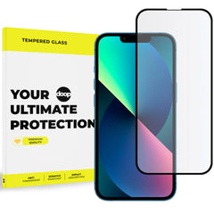 TVRĐENO STAKLO DOOP  IPHONE 13 / 13 PRO CRNA