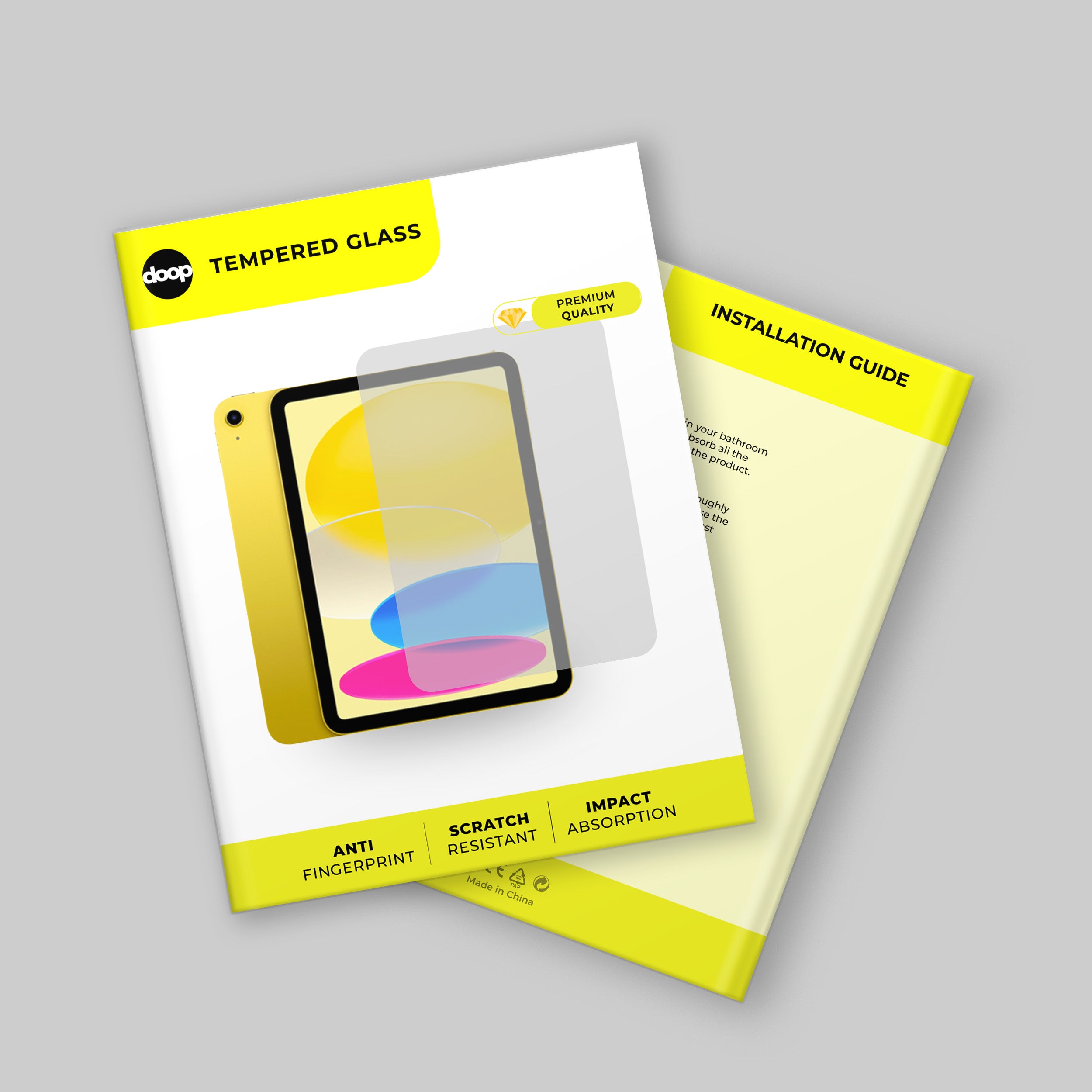 TVRĐE STAKLO ZA SAMSUNG GALAXY TAB S6 LITE 10.4 2020-2024 DOOP GLASS PRO+ JASNO 